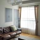 神奈川県M様邸　ーLDKが２階にある間取り。明るい空間を中心とした住まいーの写真 リビング