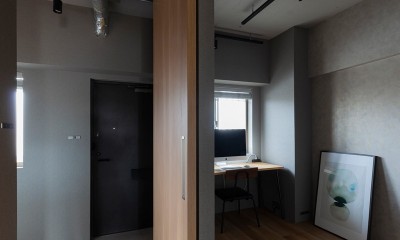 yokohama flat (玄関・洋室)