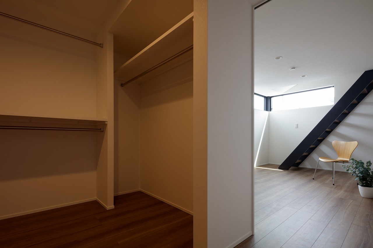 収納事例：寝室（北烏山の家/House in Kitakarasuyama）