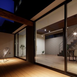 北烏山の家/House in Kitakarasuyama (テラス)