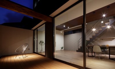北烏山の家/House in Kitakarasuyama (テラス)