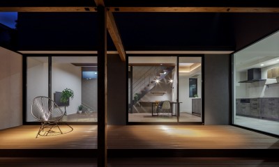 北烏山の家/House in Kitakarasuyama (テラス)
