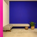 光と色彩の家の写真 ルイス・バラガンを彷彿とさせるデザイン