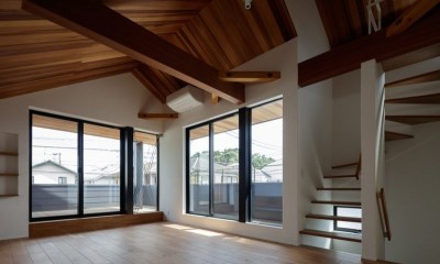 浜田山の家/House in Hamadayama (リビングダイニング)