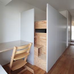 小さくて楽しい部屋の計画／都島のマンションリフォーム 子ども室改修計画-子ども部屋