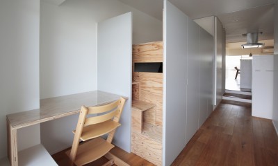 小さくて楽しい部屋の計画／都島のマンションリフォーム 子ども室改修計画 (子ども部屋)