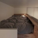 小さくて楽しい部屋の計画／都島のマンションリフォーム 子ども室改修計画の写真 ベッド