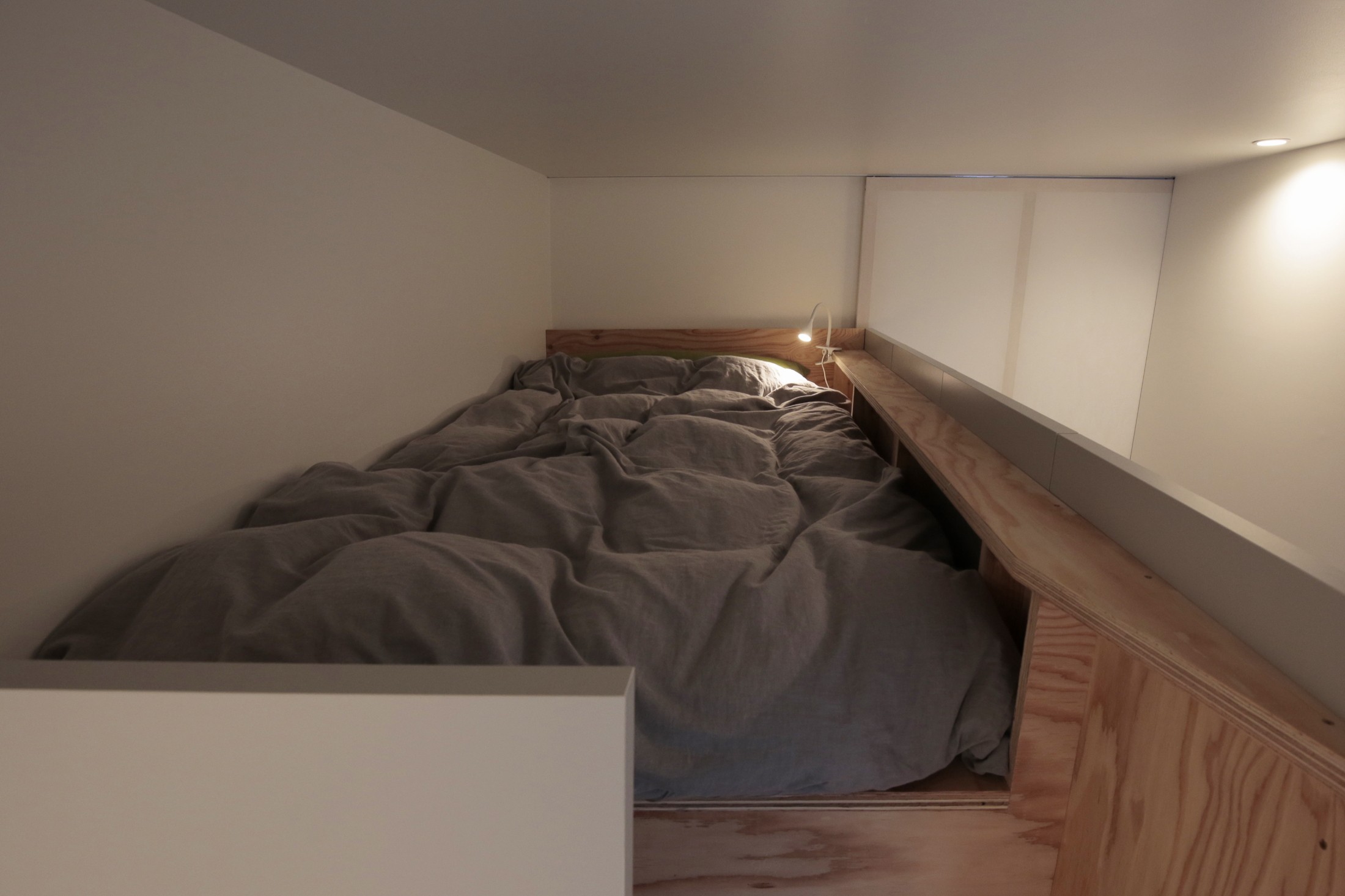 子供部屋事例：ベッド（小さくて楽しい部屋の計画／都島のマンションリフォーム 子ども室改修計画）