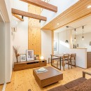 戸建て性能向上リノベーション実証プロジェクト「for LONG名古屋の家」の写真 リビング