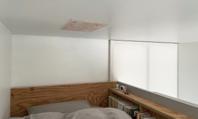 小さくて楽しい部屋の計画／都島のマンションリフォーム 子ども室改修計画 (ベッド)
