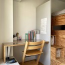 小さくて楽しい部屋の計画／都島のマンションリフォーム 子ども室改修計画の写真 デスク