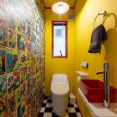 「わがままが満載！」アメリカンスタイル・造作畳ダイニング・オーダーキッチン。自分スタイルを貫いた家の写真 トイレ