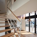曳舟の家/House in Hikifuneの写真 階段