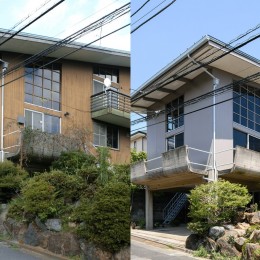 築57年、日本初女性建築家の意匠を継ぐ戸建リノベーション (外観)