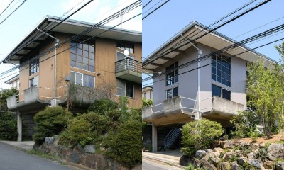 築57年、日本初女性建築家の意匠を継ぐ戸建リノベーション (外観)