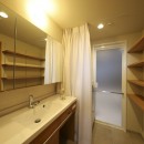 上野のマンションリノベーションの写真 洗面スペース