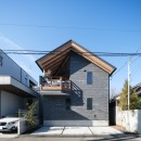 大田区の家 〜のびやかな梁現しの屋根〜の写真 外観