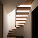 大田区の家 〜のびやかな梁現しの屋根〜の写真 スケルトン階段