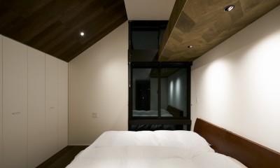 千年新町の家/House in Chitoseshinmachi (寝室)