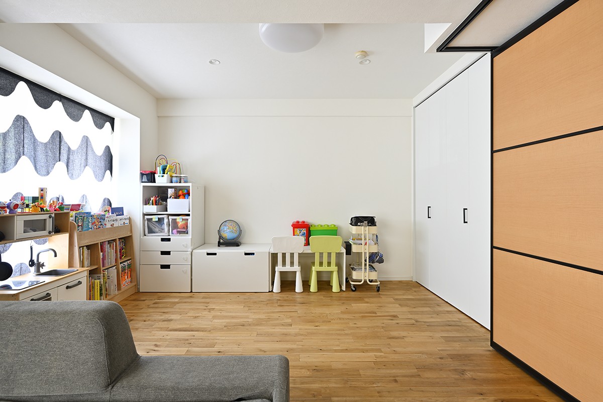 子供部屋事例：子供部屋(和室から洋室へリノベーション)（横浜市F様邸～カフェのようなLDK～）