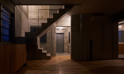 Jiyuugaoka House (Jiyuugaoka_stairs01)