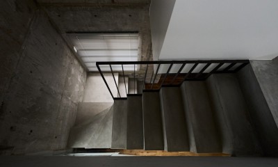 Jiyuugaoka House (Jiyuugaoka_stairs06)