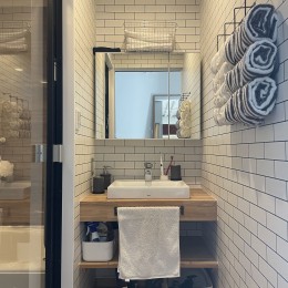梅島戸建てリノベーション-洗面室