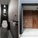 ライダースJKTが似合う空間の写真 トイレ、玄関