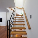 美しく落ち着いた大人ジャパンディスタイルの写真 オープン階段