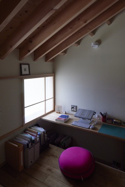 書斎 (鎌倉山の家～茶室のある詫び寂びの家)