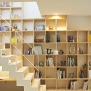 毎日が楽しい 図書館のような家の写真 階段