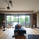 太子堂の家　〜素材感のあるマンションリノベーション〜の写真 LDK