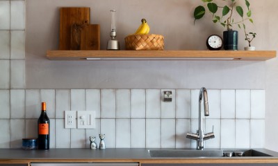 太子堂の家　〜素材感のあるマンションリノベーション〜 (キッチン)