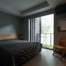 太子堂の家　〜素材感のあるマンションリノベーション〜の写真 寝室