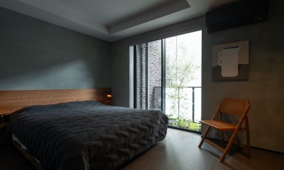 太子堂の家　〜素材感のあるマンションリノベーション〜 (寝室)
