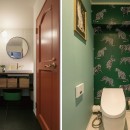 お気に入りのインテリアに囲まれた暮らしの写真 洗面・トイレ