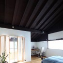 鎌倉谷戸の家ー海外勤務リタイヤ後の住まいの写真 前回の欅の扉を開けると個室になります