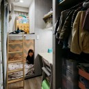 空間を立体的に活用したインダストリアルな隠れ家リノベの写真 子ども部屋
