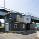 used industrial unit house relocation, expansion,conversion, and renovationユニットハウスの移設・増築・用途変更・高性能化の写真 外観2