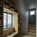 成田の家の写真 1階には家族の図書室