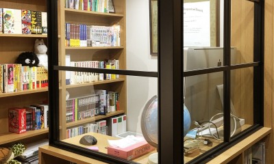 書斎と家族図書館　〜築10年戸建の部分リノベーション〜 (ワークスペース)