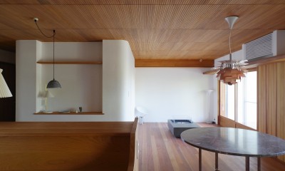 神奈川の家〜マンションリノベーション〜／緑豊かなビンテージマンションと調和する暮らし
