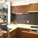 お気に入りの「unicoの家具」に合わせたLDKリノベーション〜福岡市早良区〜の写真 L型キッチン