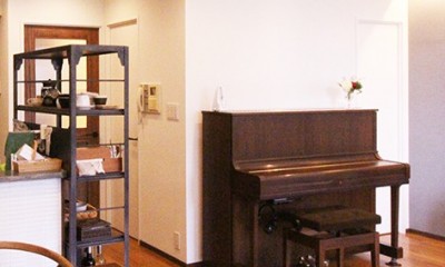 お気に入りの「unicoの家具」に合わせたLDKリノベーション〜福岡市早良区〜 (ファミリークローゼット)