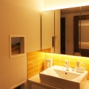 お気に入りの「unicoの家具」に合わせたLDKリノベーション〜福岡市早良区〜の写真 廊下の洗面所