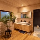 青木湖の住宅(リノベーション)の写真 洗面室