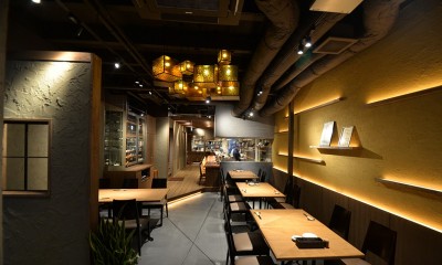 飲食店舗　全面リノベーション　(大阪市西区) (使い勝手や見た目にもこだわった設計。)