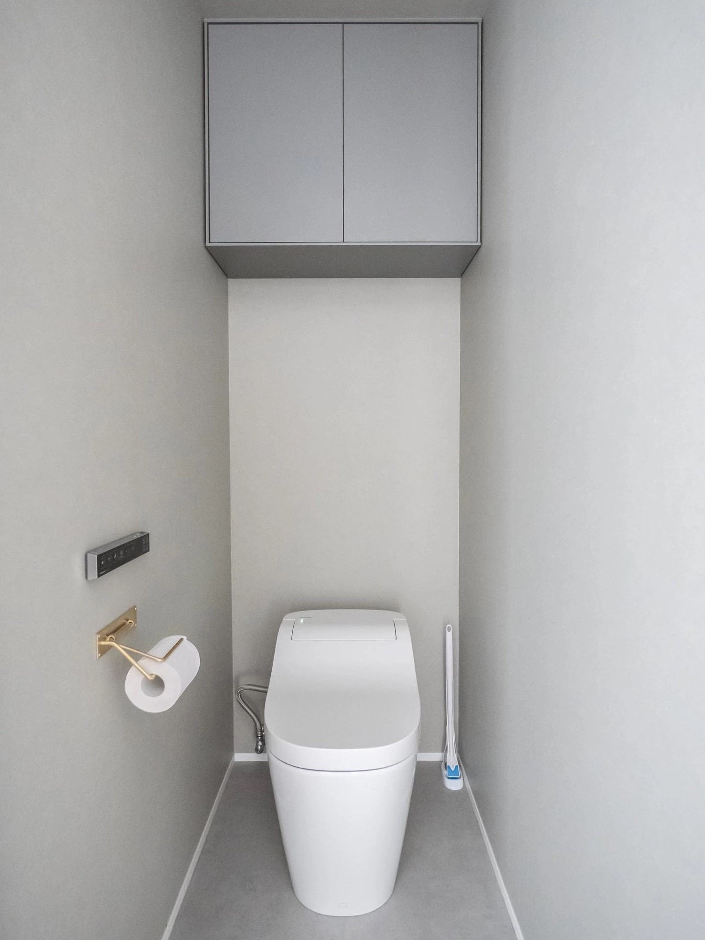 バス/トイレ事例：トイレ（小上がり和室のあるモダンな住まい。高層マンションリノベーション。）