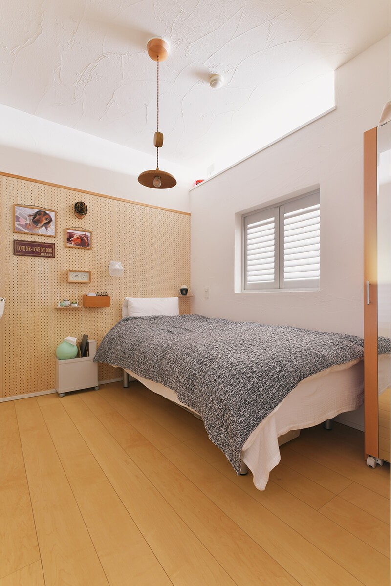 ベッドルーム事例：寝室（横浜市 ～自分たちらしく、最適に ～）