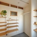 兵庫県Nさん邸：夫婦のライフスタイルに合わせ、開放感のあるお家へ。リモートワーク対応と充実した収納力。の写真 土間収納
